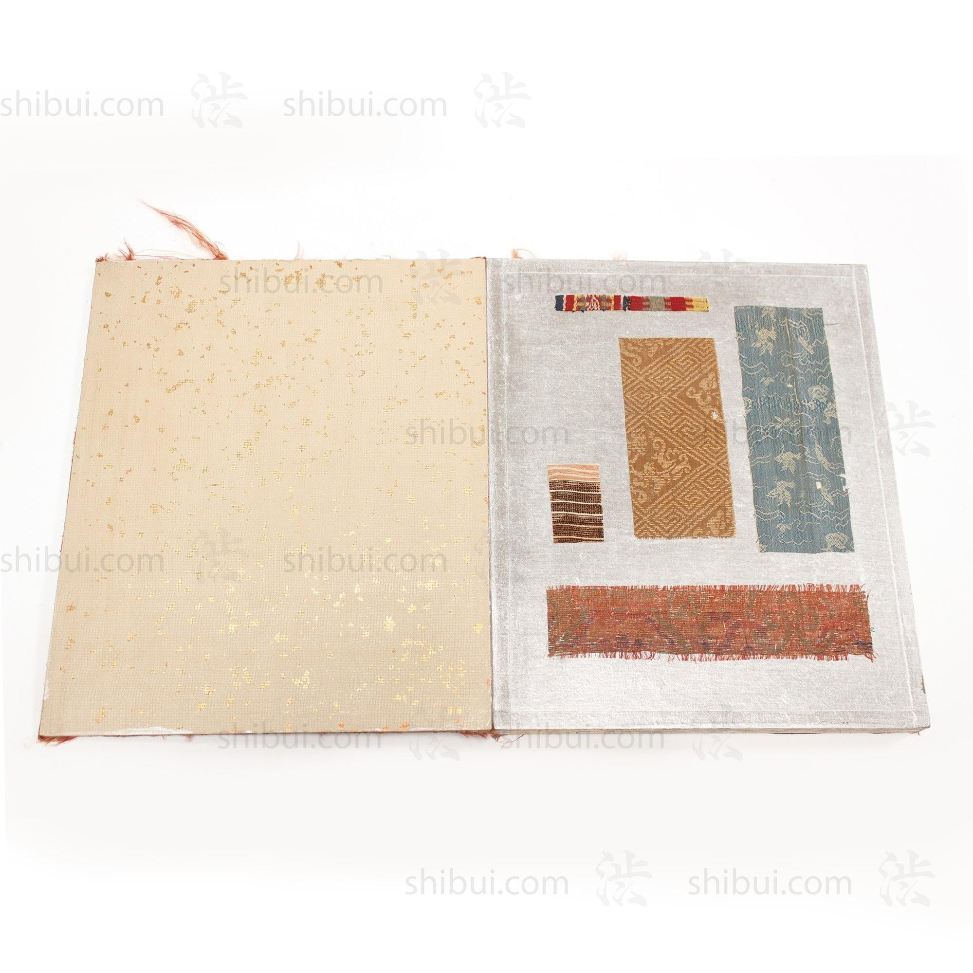 Kire Kagami - Japanese Antique Brocade Sample Book