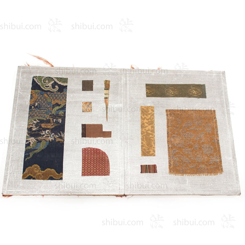 Kire Kagami - Japanese Antique Brocade Sample Book