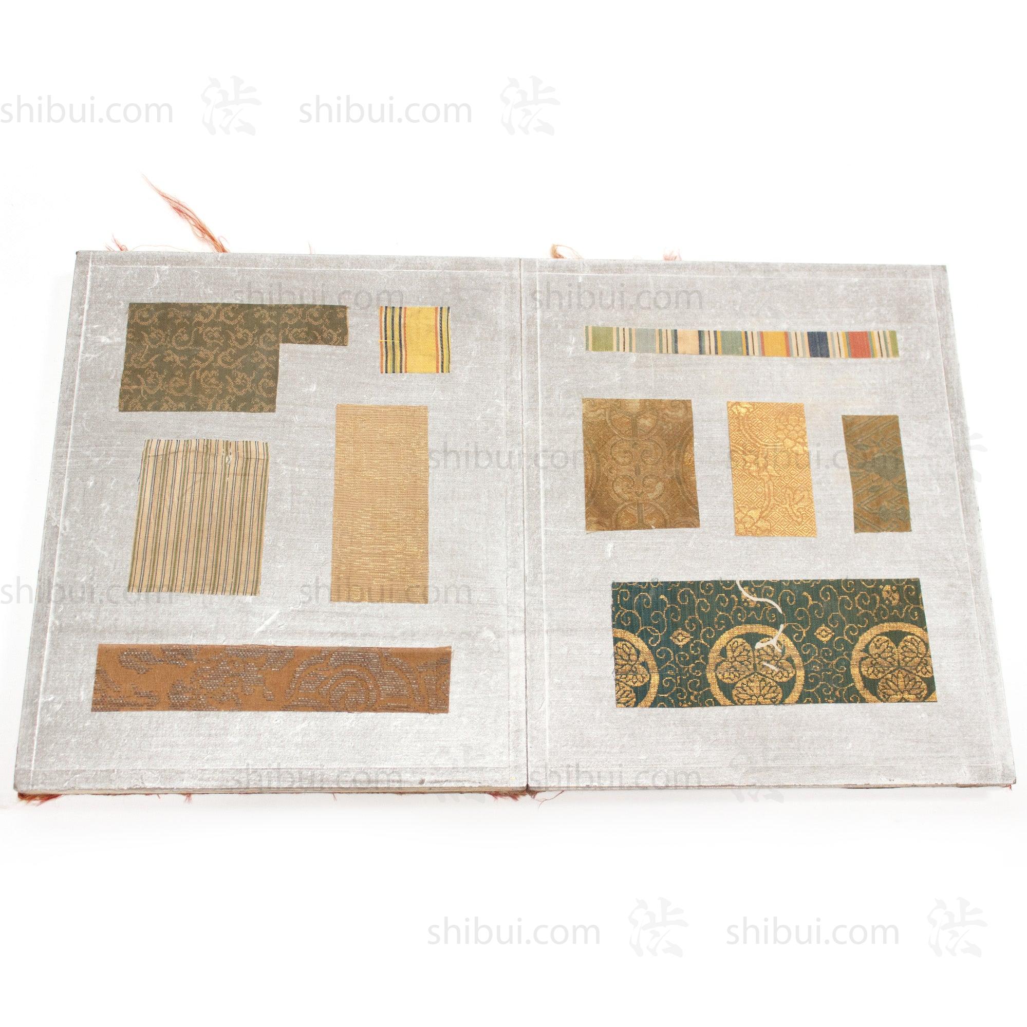 Kire Kagami - Japanese Antique Brocade Sample Book