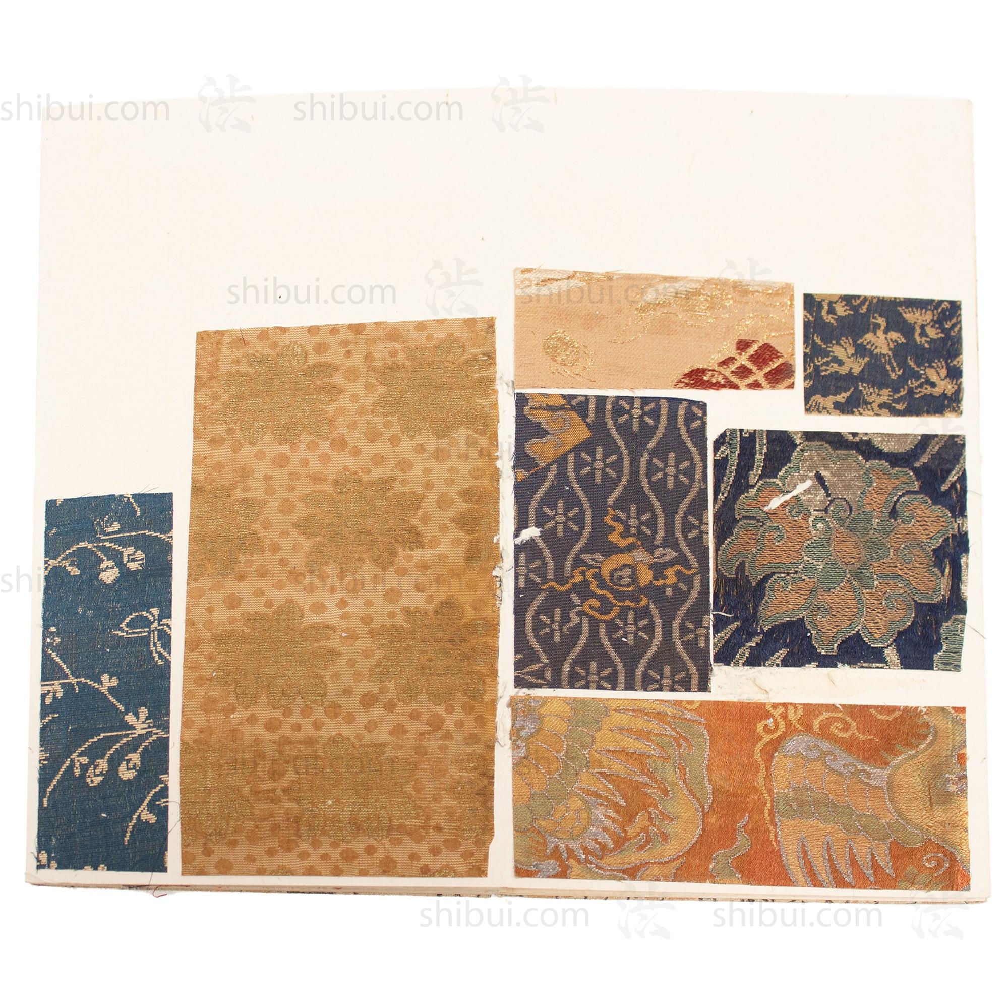 Kire Kagami - Japanese Antique Brocade Sample Book