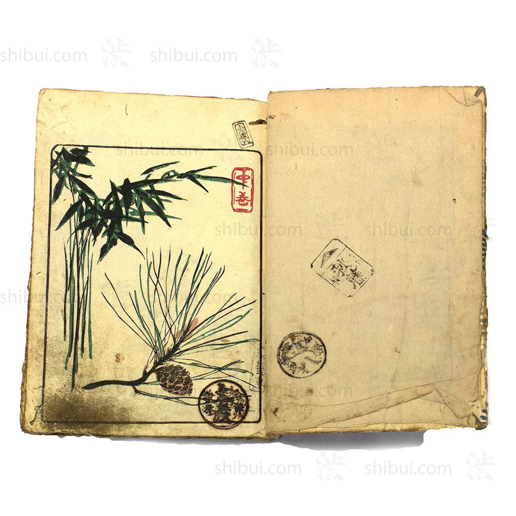 Wood Block Printed 19th Century Shunga Book