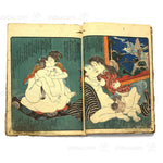 Wood Block Printed 19th Century Shunga Book