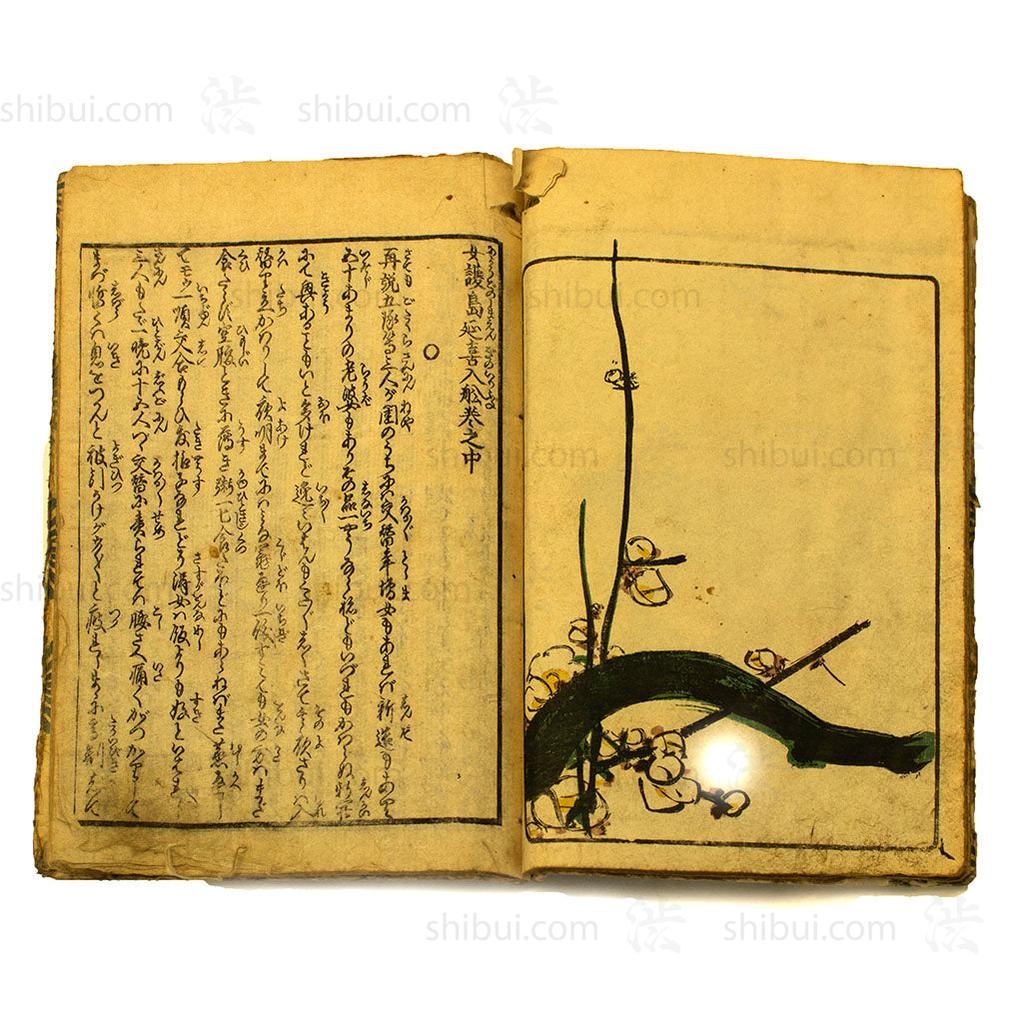 Wood Block Printed 19th Century Shunga Book