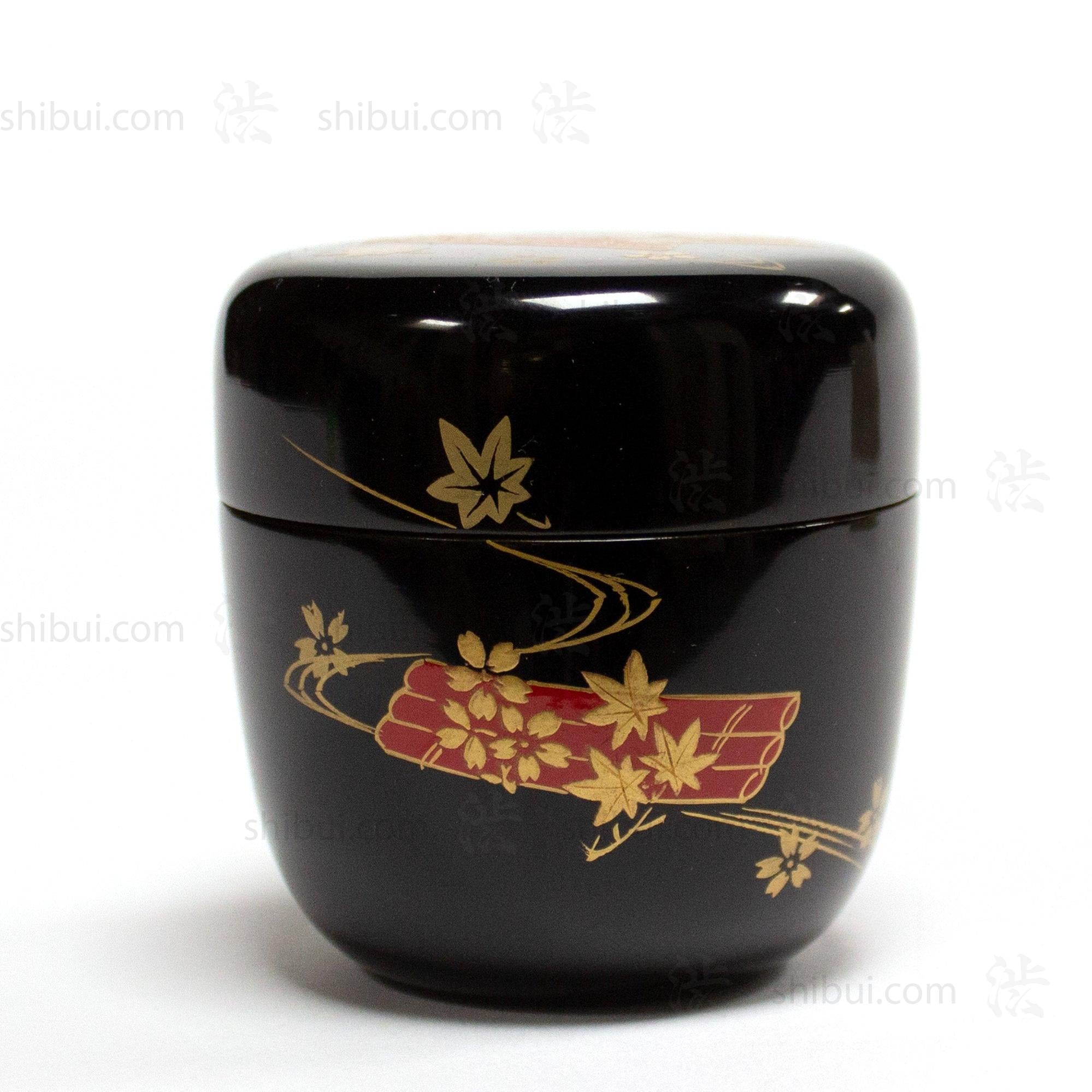 Black Lacquered Natsume Tea Ceremony Japanese Art