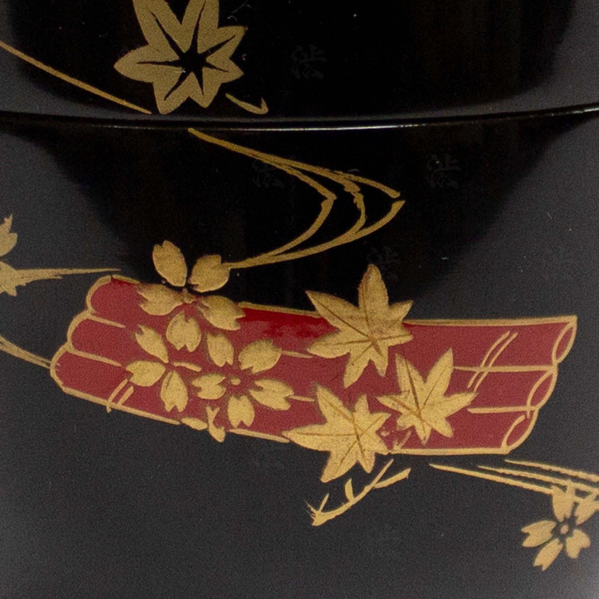Black Lacquered Natsume Tea Ceremony Japanese Art