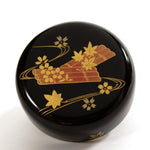 Black Lacquered Natsume Tea Ceremony Japanese Art