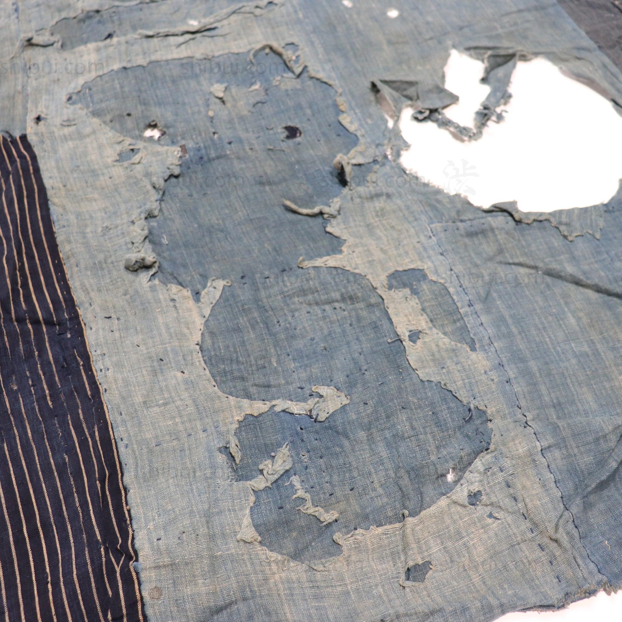 Boro Blanket Japanese Antique Patchwork Indigo Cloth