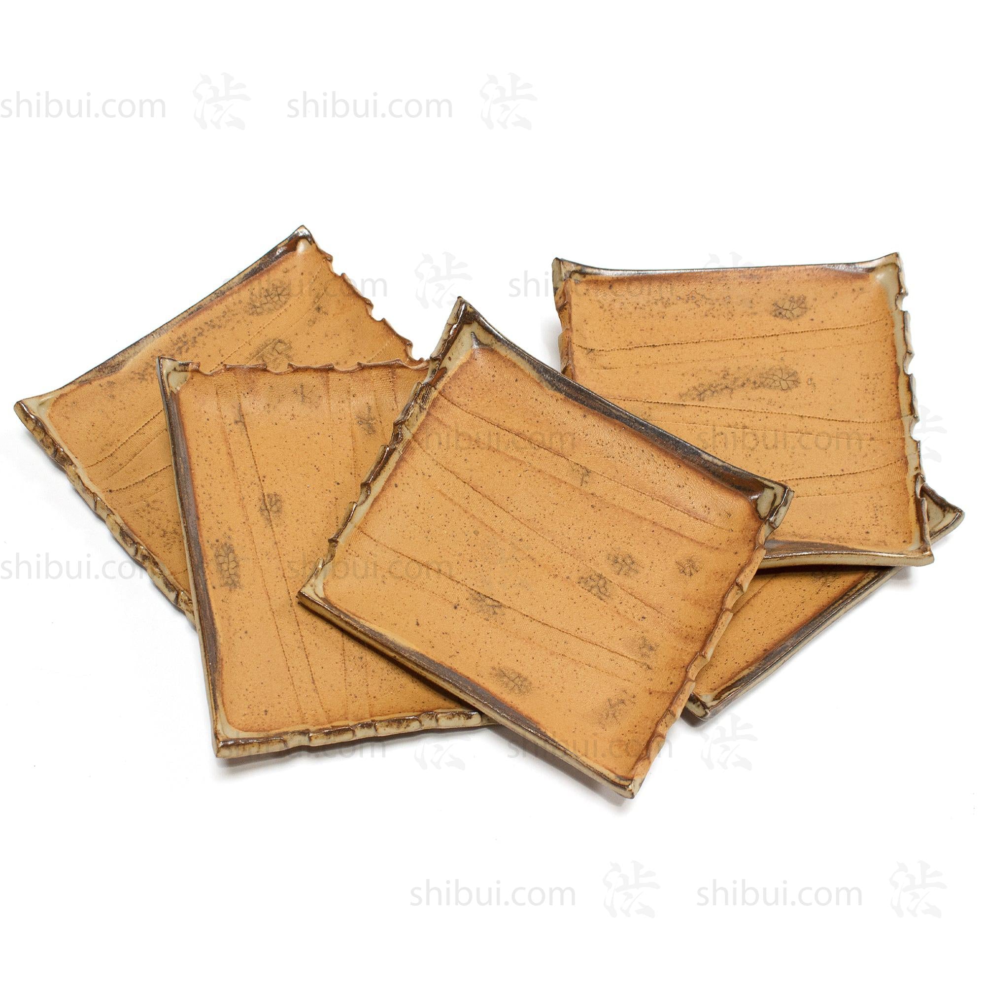 Slab Plate Set of 5 with Box