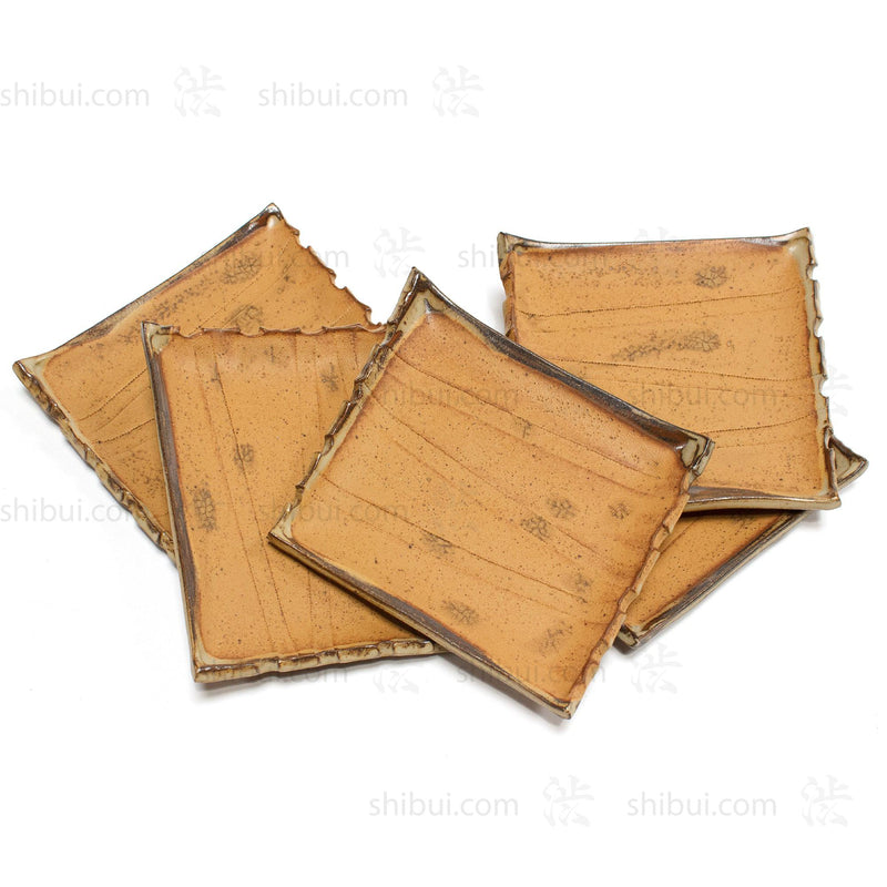 Slab Plate Set of 5 with Box
