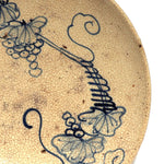 Seto Ishizara Japanse Stoneware Plate with Grapes