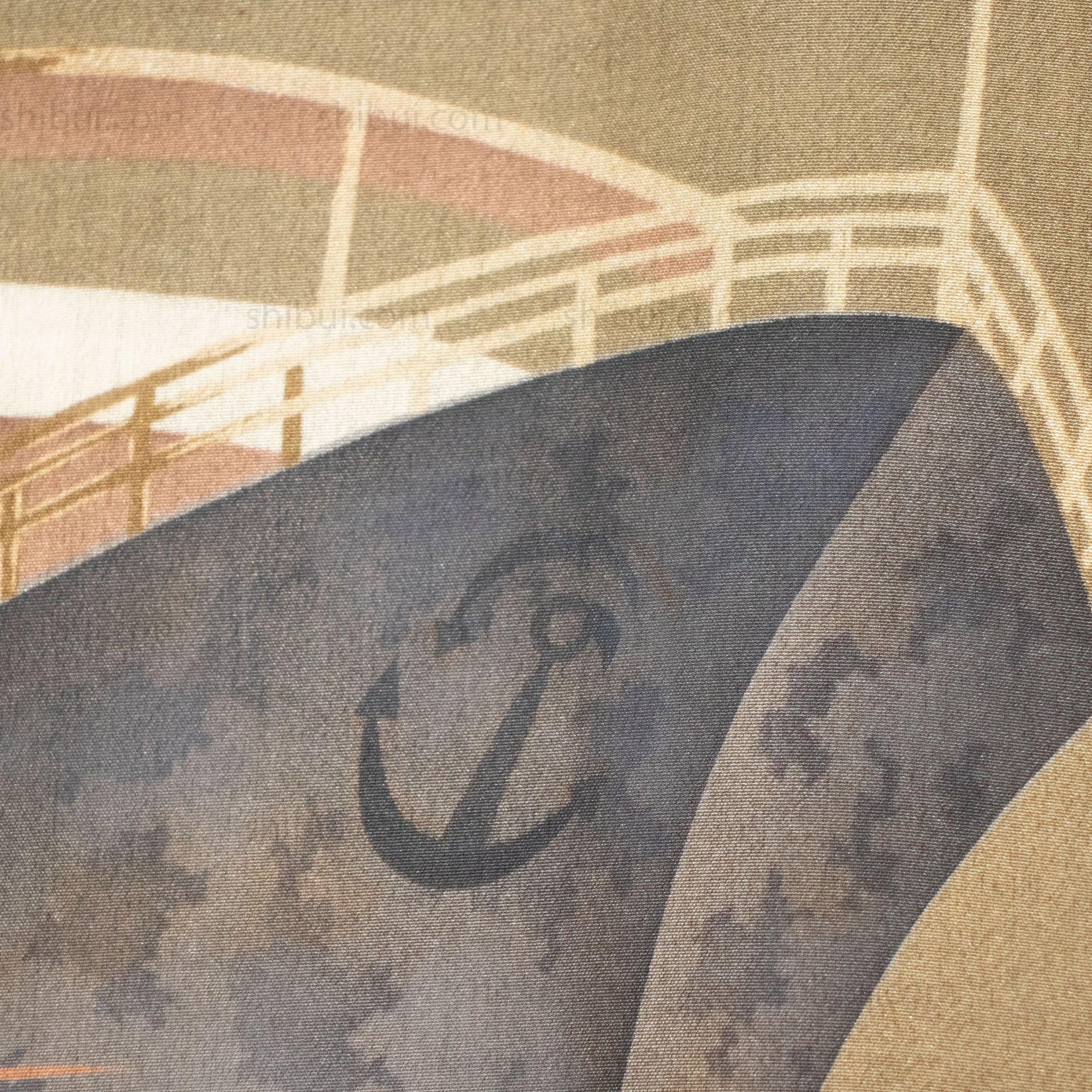 Art Deco -  Early 20th Century Mens Haori With Travel Motif