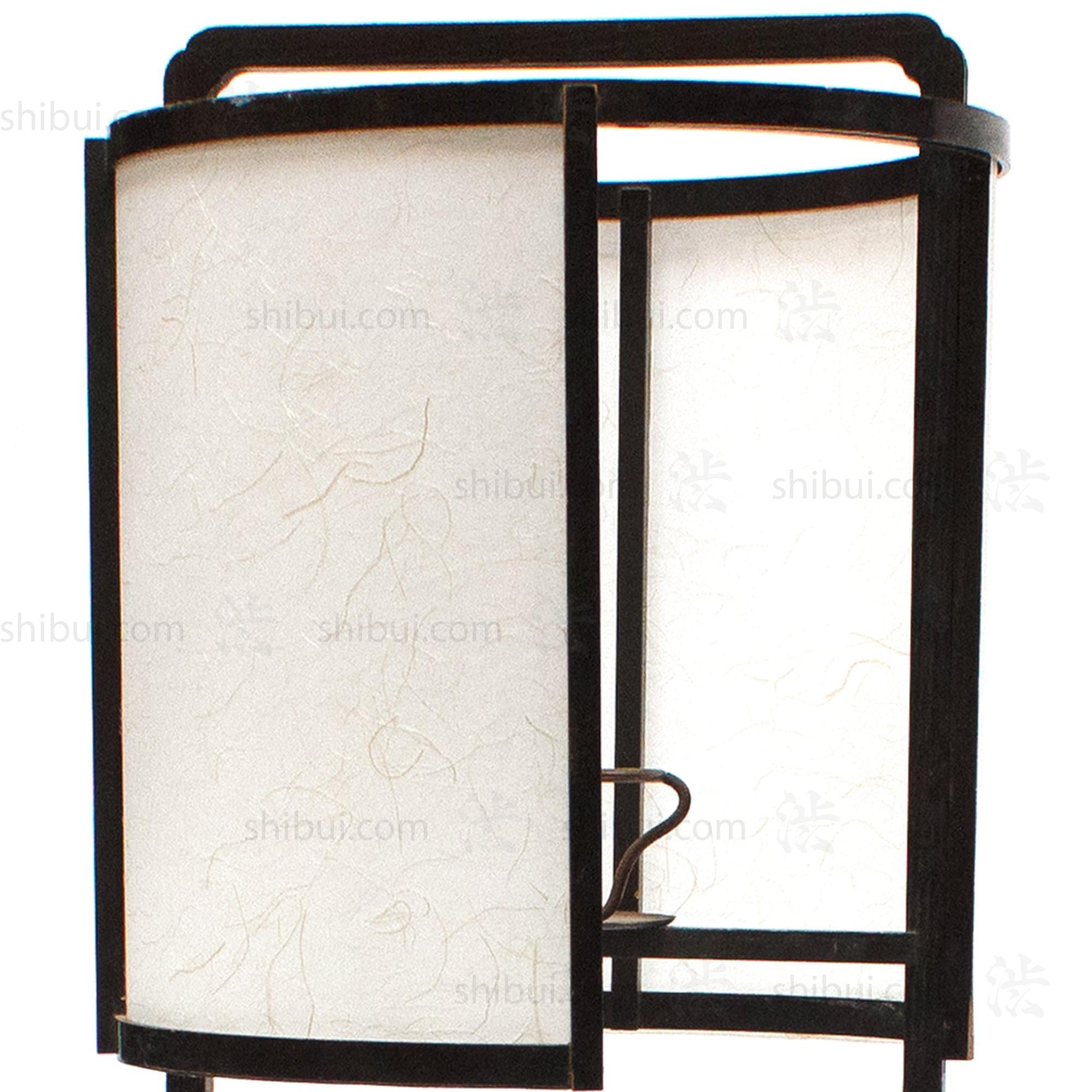 Maru Andon Japanese Antique Floor Lamp