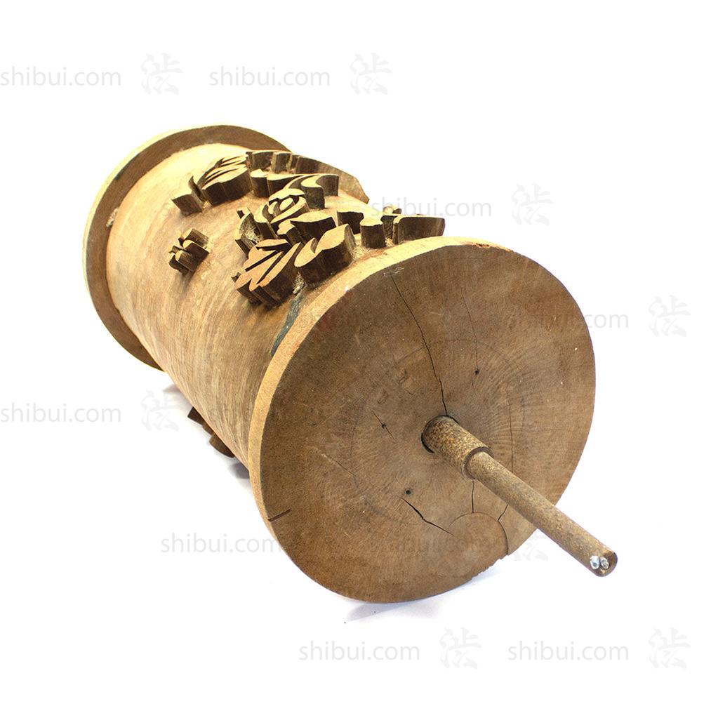 Print Roller (No Red) with Flowers