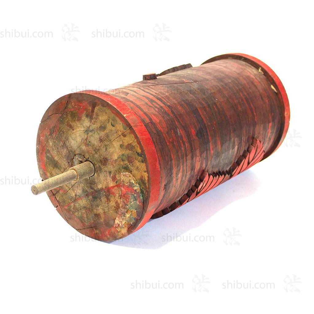 Print Roller with Big Flowers