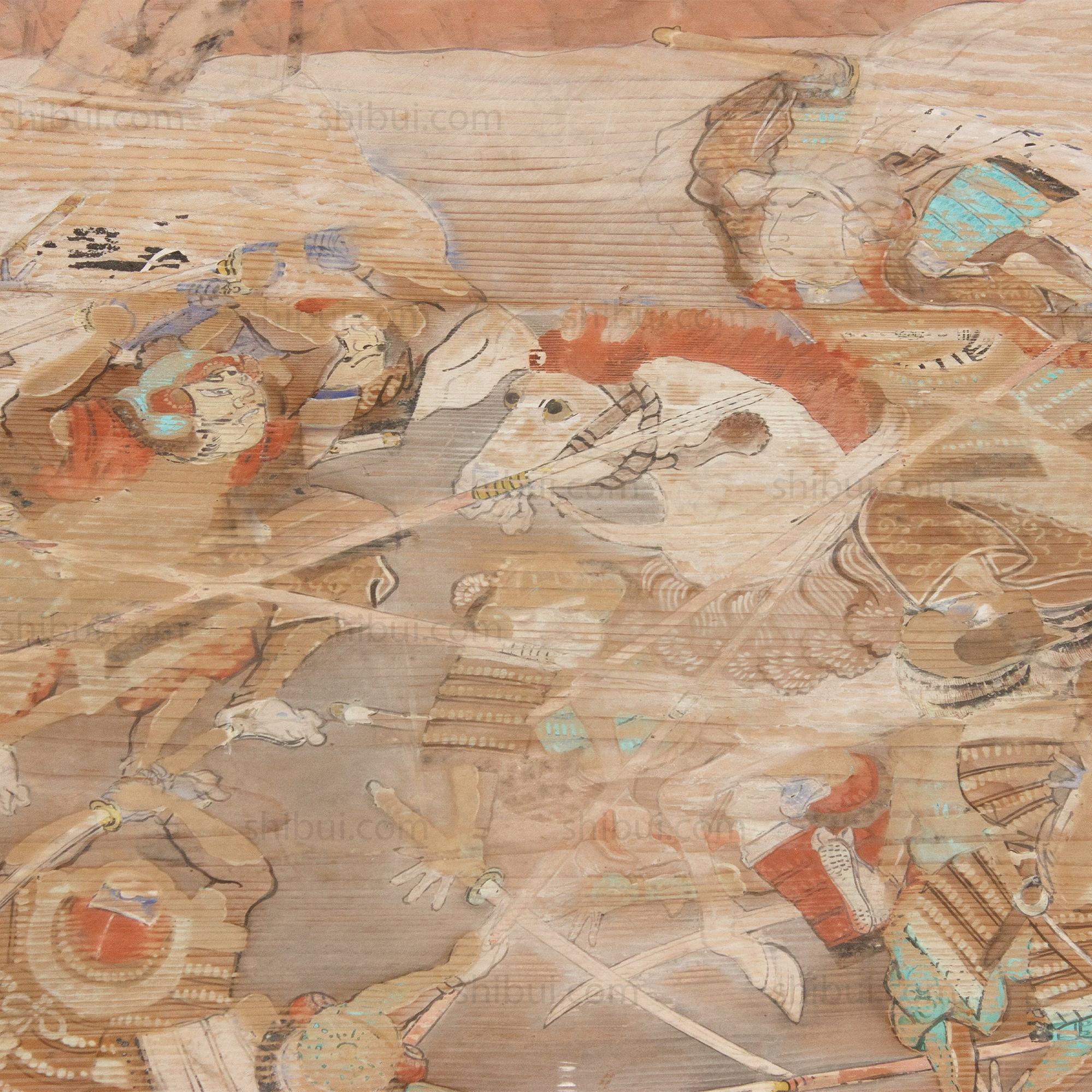 Ema of a Samurai in Battle