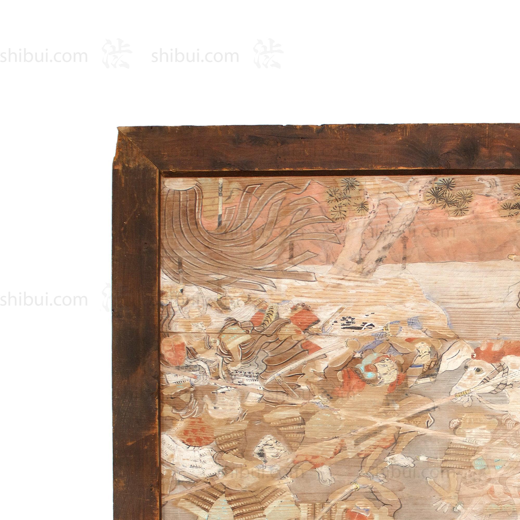 Ema of a Samurai in Battle