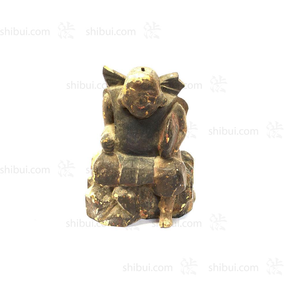 18th Century Japanese Wooden Ebisu