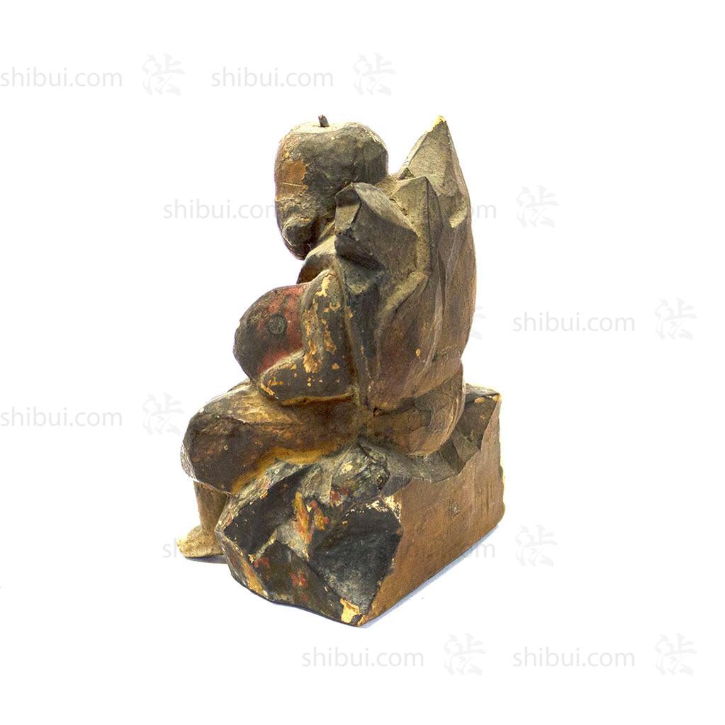 18th Century Japanese Wooden Ebisu