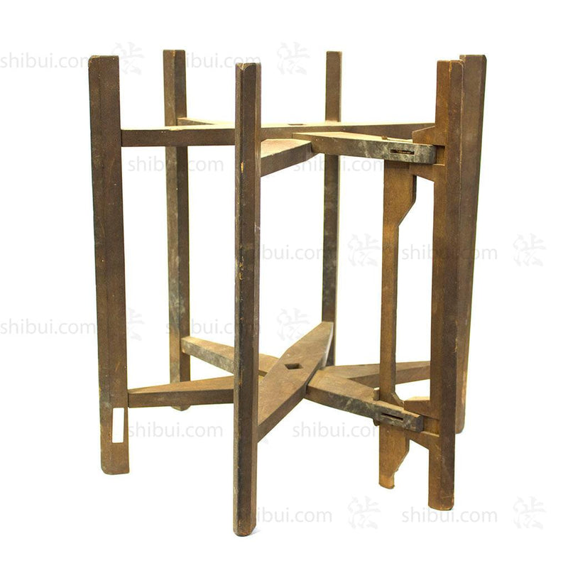 Large Wood Spool Weaving Tool