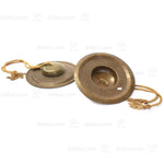 Pair of Japanese Bronze Buddhist Cymbals