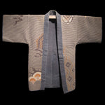 Hanten with Lucky Symbols  Japanese Antique Kimono