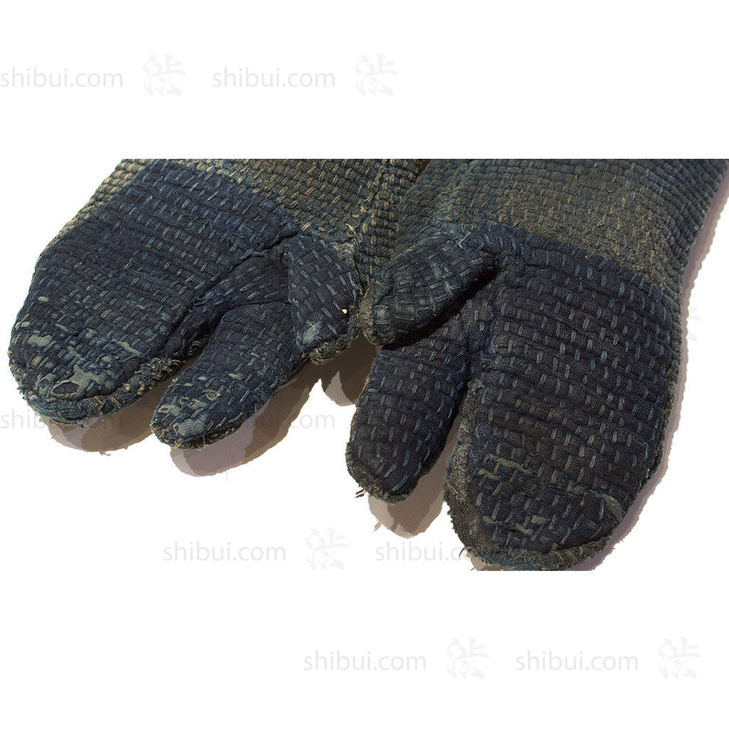 Sashiko Fireman's Gloves