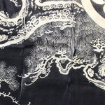Tsutsugaki Hemp Indigo Dyed Noren with Pine Motif