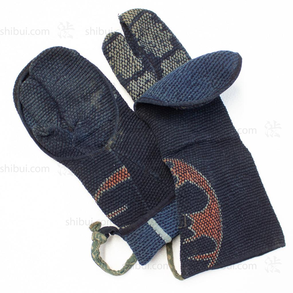 Sashiko Fireman's Gloves