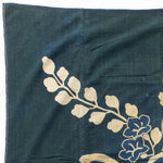 Tsutsugaki Furoshiki with Kiri Leaf & Fan