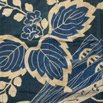 Tsutsugaki Furoshiki with Kiri Leaf & Fan