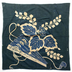 Tsutsugaki Furoshiki with Kiri Leaf & Fan