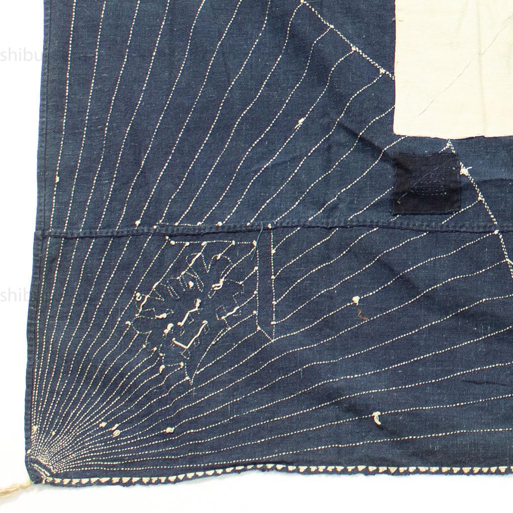 Large Indigo Sashiko Furoshiki