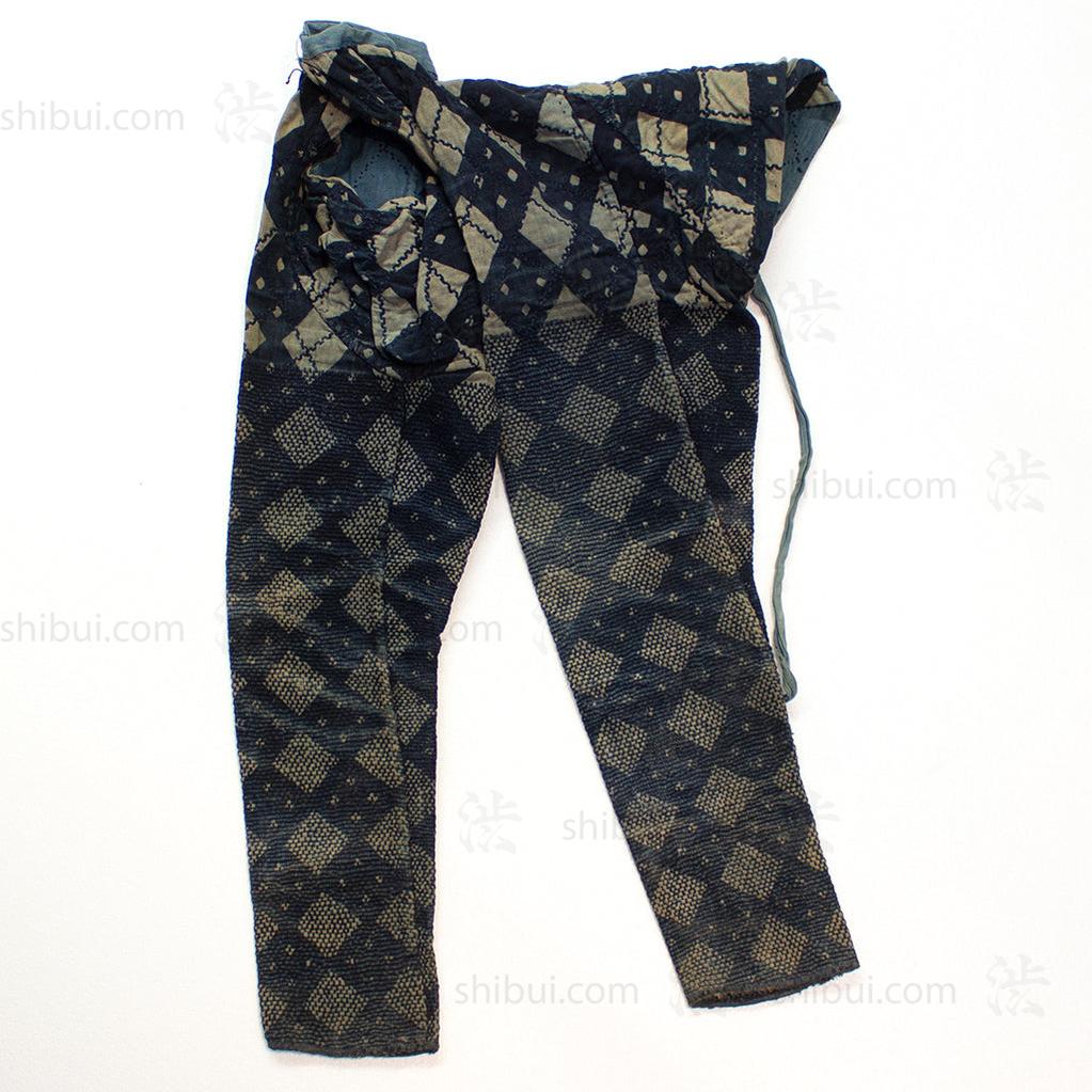 Antique Japanese Sashiko Fireman's Full Gear Set