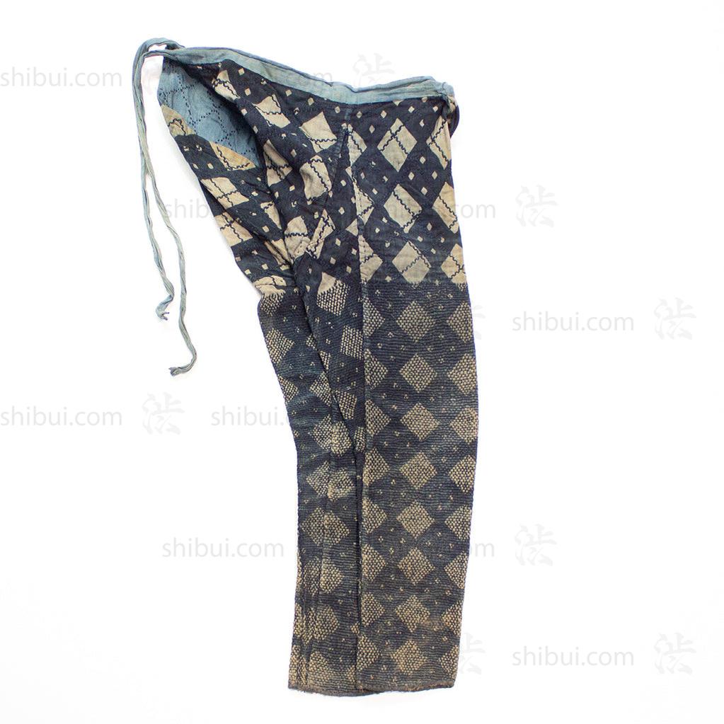 Antique Japanese Sashiko Fireman's Full Gear Set