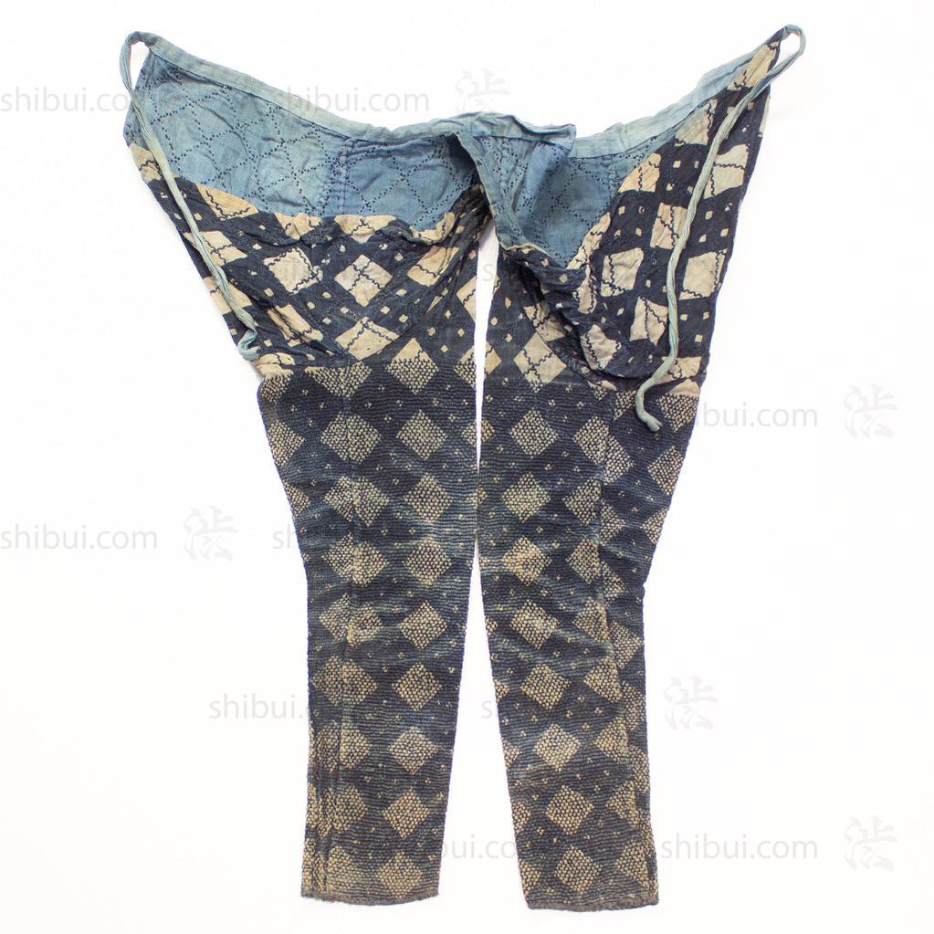 Antique Japanese Sashiko Fireman's Full Gear Set