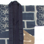 Antique Japanese Sashiko Fireman's Long Coat
