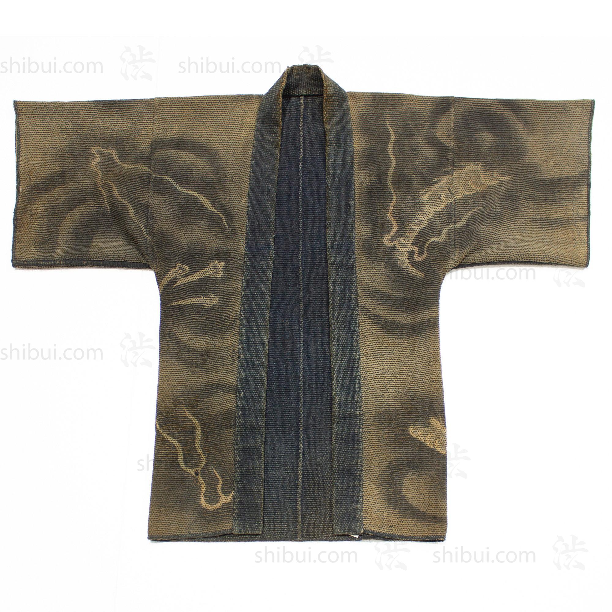 Dragon Tsutsugaki Hanten Antique Fireman's Coat