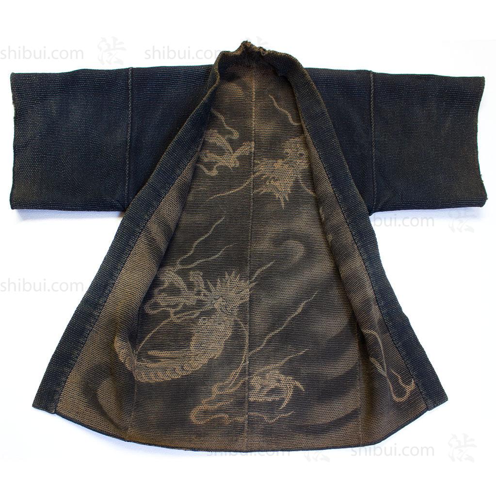 Dragon Tsutsugaki Hanten Antique Fireman's Coat