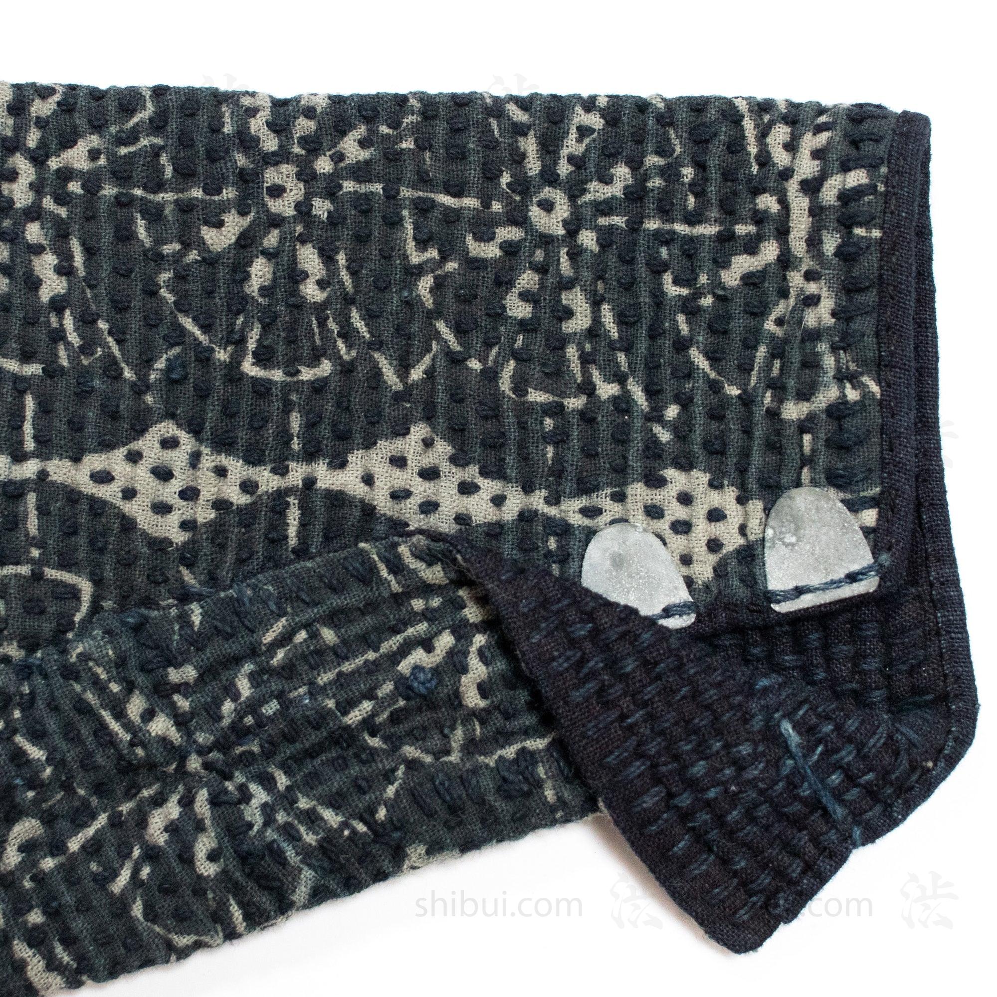 Fireman's Sashiko Quilted Indigo Dyed Under Kimono