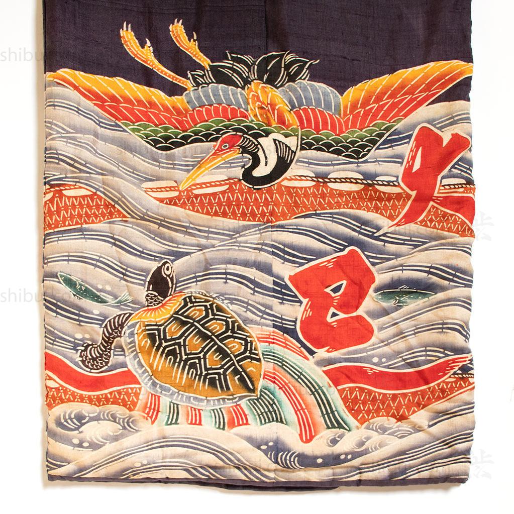 Maiwai Festival Coat for Fisherman with Maritime Motif Japanese Art