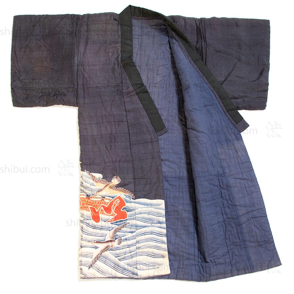 Maiwai Festival Coat for Fisherman with Maritime Motif Japanese Art