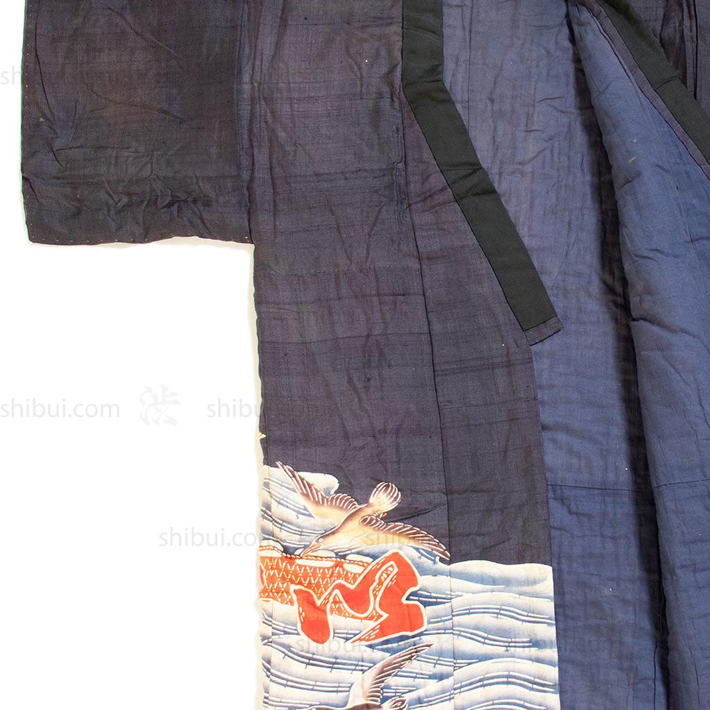 Maiwai Festival Coat for Fisherman with Maritime Motif Japanese Art