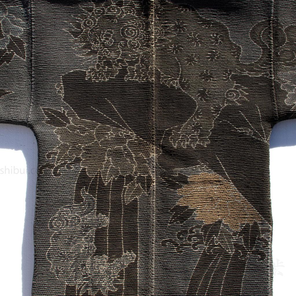 Shishi Antique Japanese Sashiko Fireman's Set