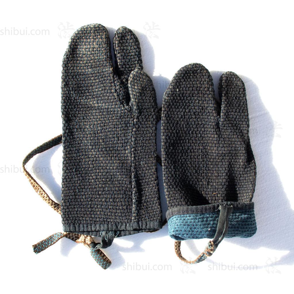 Shishi Antique Japanese Sashiko Fireman's Set