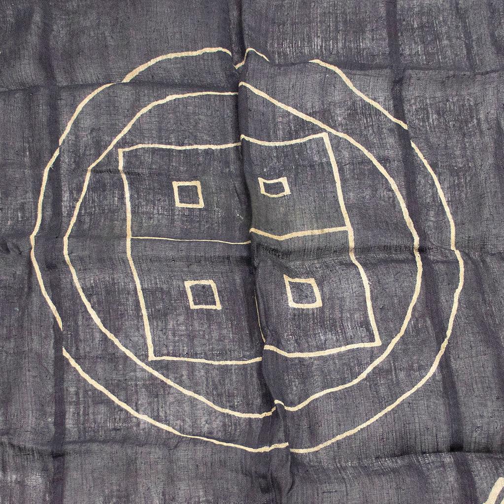 Hemp Furoshiki with Square Mon