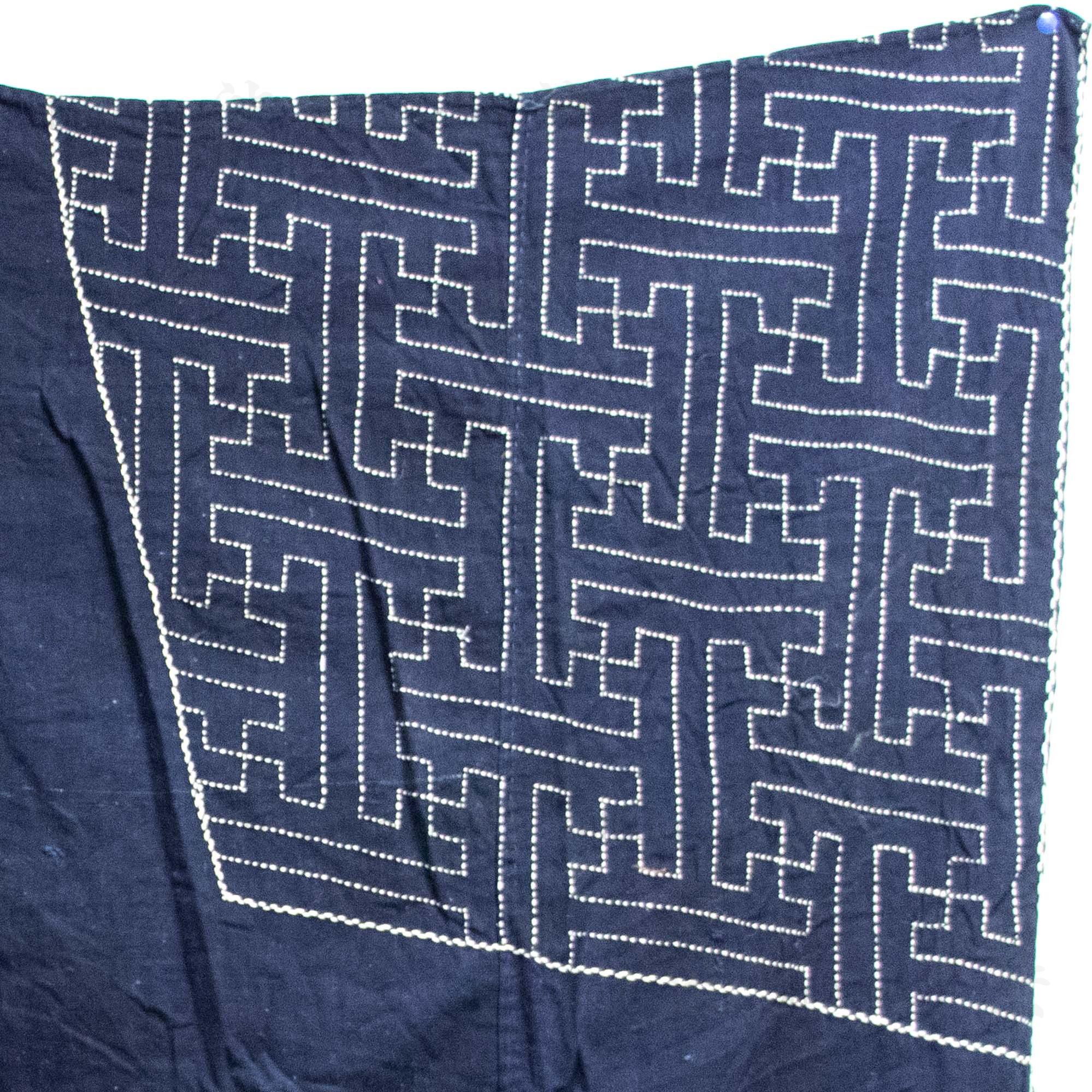 Indigo Sashiko Furoshiki
