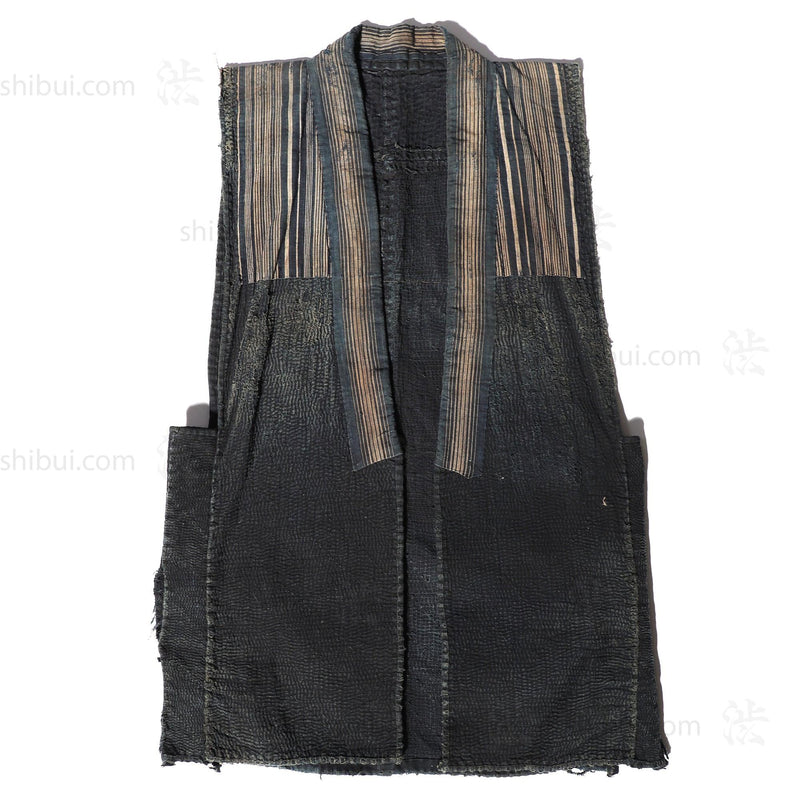 Sashiko Reinforced Workers Vest