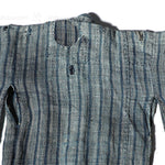 Child's Shima Boro  Japanese Indigo Kimono