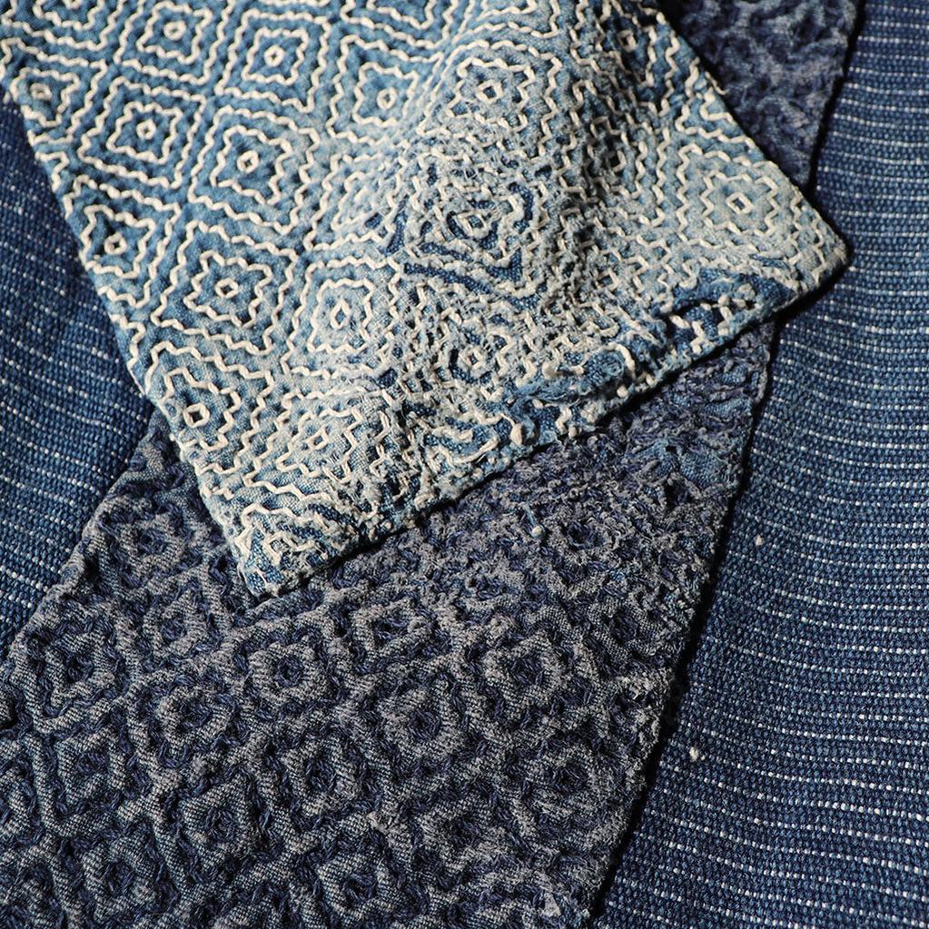 Sorihiki Banten -  Boro and Sashiko Reinforced Indigo Dyed Workers Vest