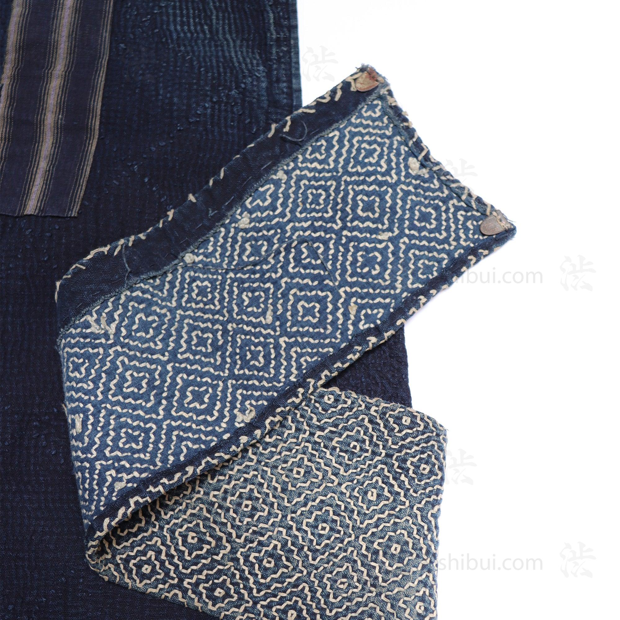Sorihiki Banten - Boro and Sashiko Reinforced Indigo Dyed Workers Vest